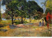 Gauguin, Paul - Landscape with Three Trees